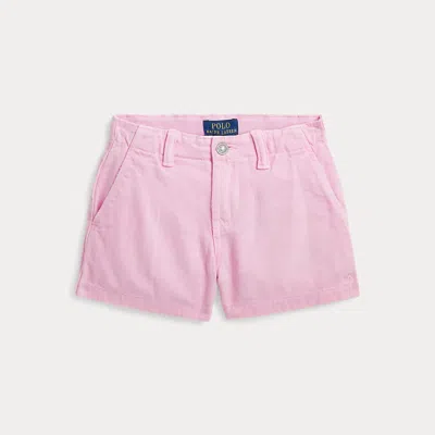 Ralph Lauren Kids' Cotton Chino Short In Pink