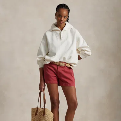 Ralph Lauren Cotton Chino Short In Red