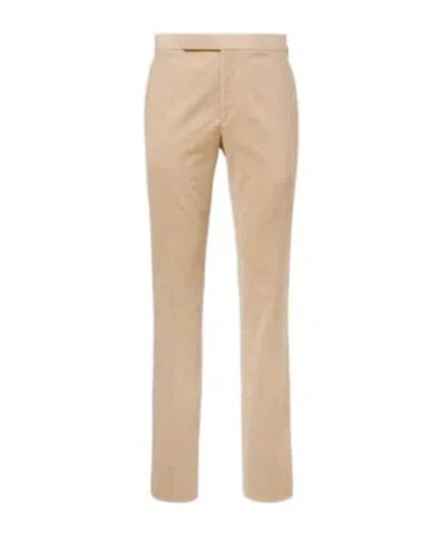 Ralph Lauren Cotton Corduroy Straight Pants In Brown