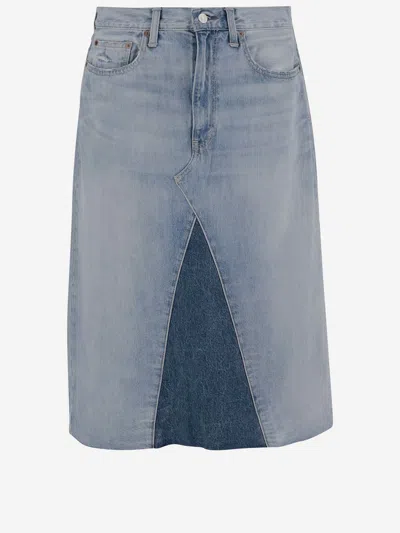 Ralph Lauren Cotton Denim Skirt
