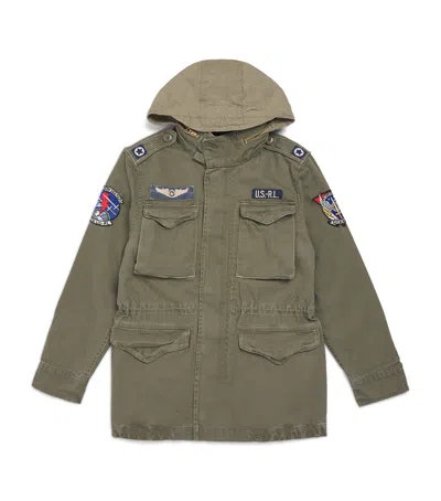 Ralph Lauren Kids' Cotton Field Jacket In Green