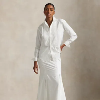 Ralph Lauren Cotton Fit-and-flare Maxiskirt In White