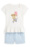 Ralph Lauren Set With Print In White