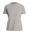 Ralph Lauren Cotton Hallie T-shirt In Gray