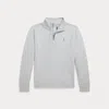 Polo Ralph Lauren Kids' Cotton Interlock Quarter-zip Pullover In Grey