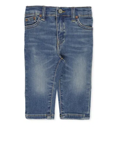 Ralph Lauren Babies' Cotton Jeans In Blue