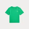Ralph Lauren Kids' Cotton Jersey Crewneck T-shirt In Green