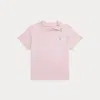 Ralph Lauren Kids' Cotton Jersey Crewneck T-shirt In Pink