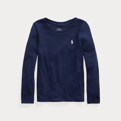Polo Ralph Lauren Kids' Cotton Jersey T-shirt In Blue