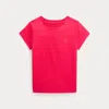Ralph Lauren Kids' Cotton Jersey T-shirt In Pink