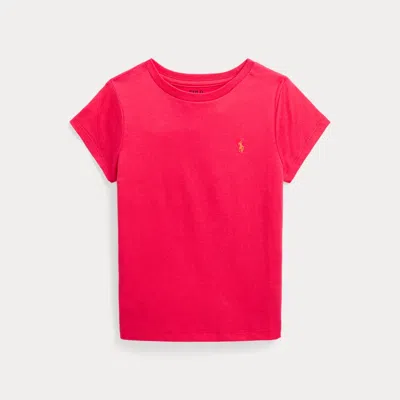Polo Ralph Lauren Kids' Cotton Jersey T-shirt In Pink