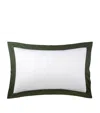 Ralph Lauren Cotton Langdon Oxford Pillowcase In Green