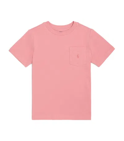 RALPH LAUREN COTTON LOGO POCKET T-SHIRT