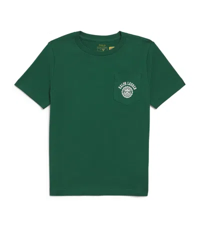 Ralph Lauren Kids' Cotton Logo T-shirt In Green