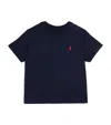 Ralph Lauren Cotton Logo T-shirt In Navy
