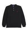 Ralph Lauren Cotton Long-sleeve Polo Shirt In Black