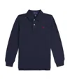 Ralph Lauren Cotton Long-sleeve Polo Shirt In Blue