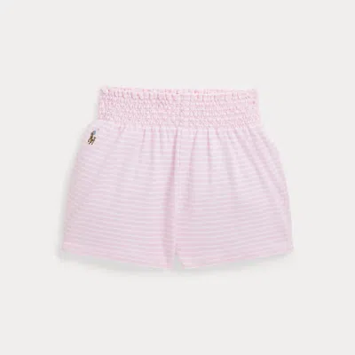 Ralph Lauren Kids' Cotton Mesh Short In Pink