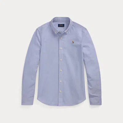 Polo Ralph Lauren Kids' Cotton Oxford Shirt In Blue