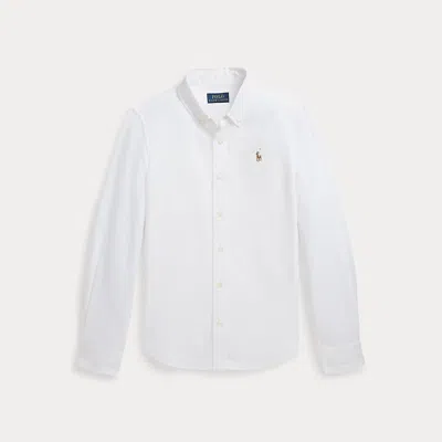 Polo Ralph Lauren Kids' Cotton Oxford Shirt In White