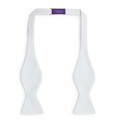 Ralph Lauren Cotton Piqué Bow Tie In White