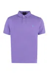 Ralph Lauren Cotton Piqué Polo Shirt In Purple