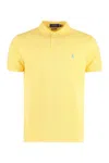 Ralph Lauren Cotton-piqué Polo Shirt In Yellow