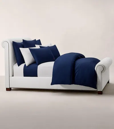 Ralph Lauren Cotton Player Single Duvet Cover In Blue