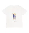 Ralph Lauren Cotton Polo Bear Graphic T-shirt In White