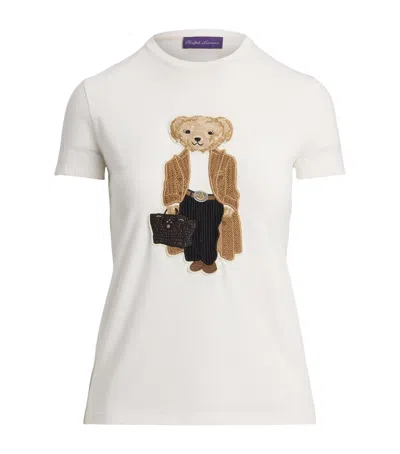 Ralph Lauren Cotton Polo Bear T-shirt In White