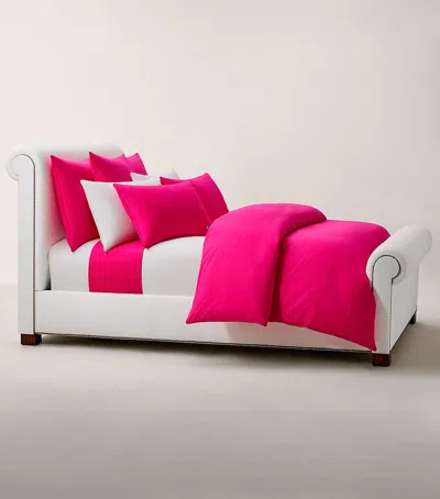 Ralph Lauren Cotton Polo Player Duvet Cover In Pink