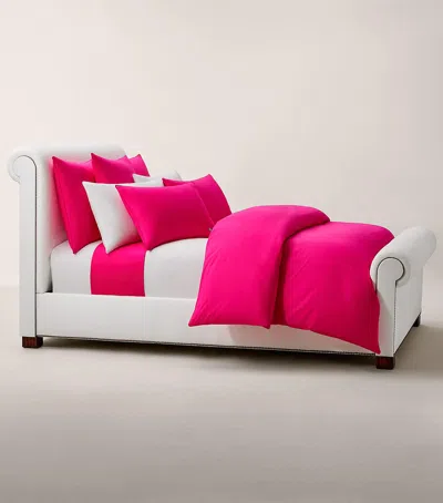 Ralph Lauren Cotton Polo Player Pillowcase In Pink