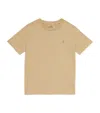 Ralph Lauren Cotton Mini Polo Pony T-shirt In Neutral