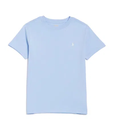 Ralph Lauren Kids' Cotton Polo Pony T-shirt In Blue