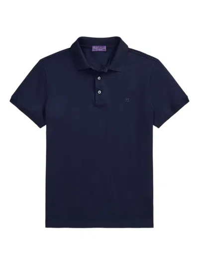 Ralph Lauren Cotton Polo Shirt In Blue