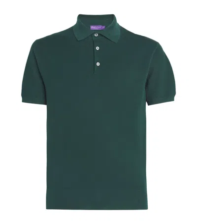 Ralph Lauren Cotton Polo Shirt In Green