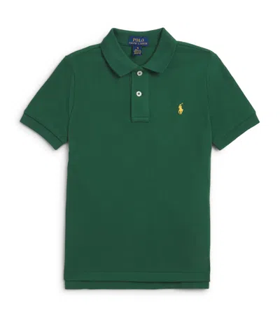 Ralph Lauren Kids' Cotton Polo Shirt In Green
