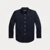 Polo Ralph Lauren Kids' Cotton Poplin Shirt In Blue