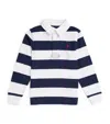Polo Ralph Lauren Cotton Rugby Shirt In Blue