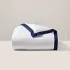 Polo Ralph Lauren Cotton Sateen Border Duvet Cover In Blue