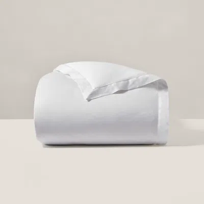 Polo Ralph Lauren Cotton Sateen Border Duvet Cover In White