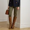 Ralph Lauren Cotton Sateen Cargo Pant In Green