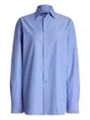 Ralph Lauren Cotton Adrien Shirt In Blue