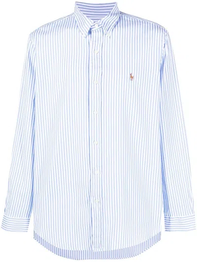 Ralph Lauren Logo Long Sleeve Shirt In Multicolor