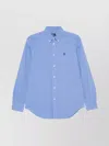 Ralph Lauren Cotton Shirt Long Sleeves In Blue