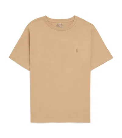 Ralph Lauren Kids' Cotton Short-sleeve T-shirt In Brown