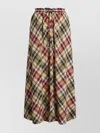 Ralph Lauren Cotton Skirt Featuring Elastic Waistband And Print