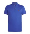 Ralph Lauren Cotton Standing Horse Polo Shirt In Blue