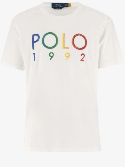 Polo Ralph Lauren Cotton T-shirt With Logo In White