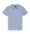 Ralph Lauren Cotton Tennis Polo Shirt In Blue